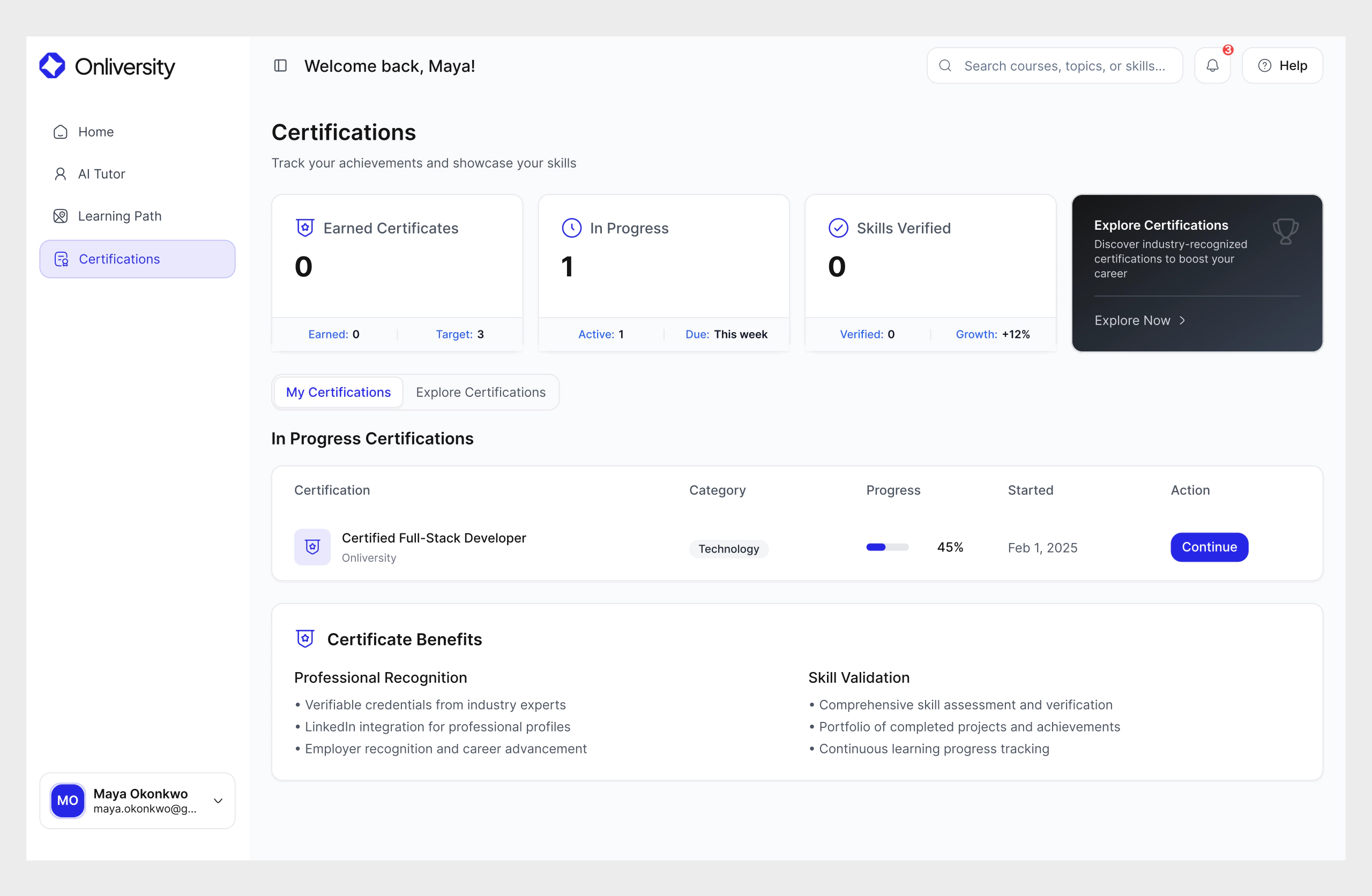 Onliversity case study, detail 8